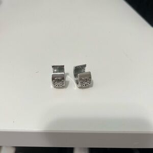 Tory Burch Britten Huggies Silver*Offers always welcome!*